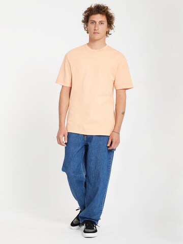 Volcom T-Shirt 'Solid Stone' in Orange
