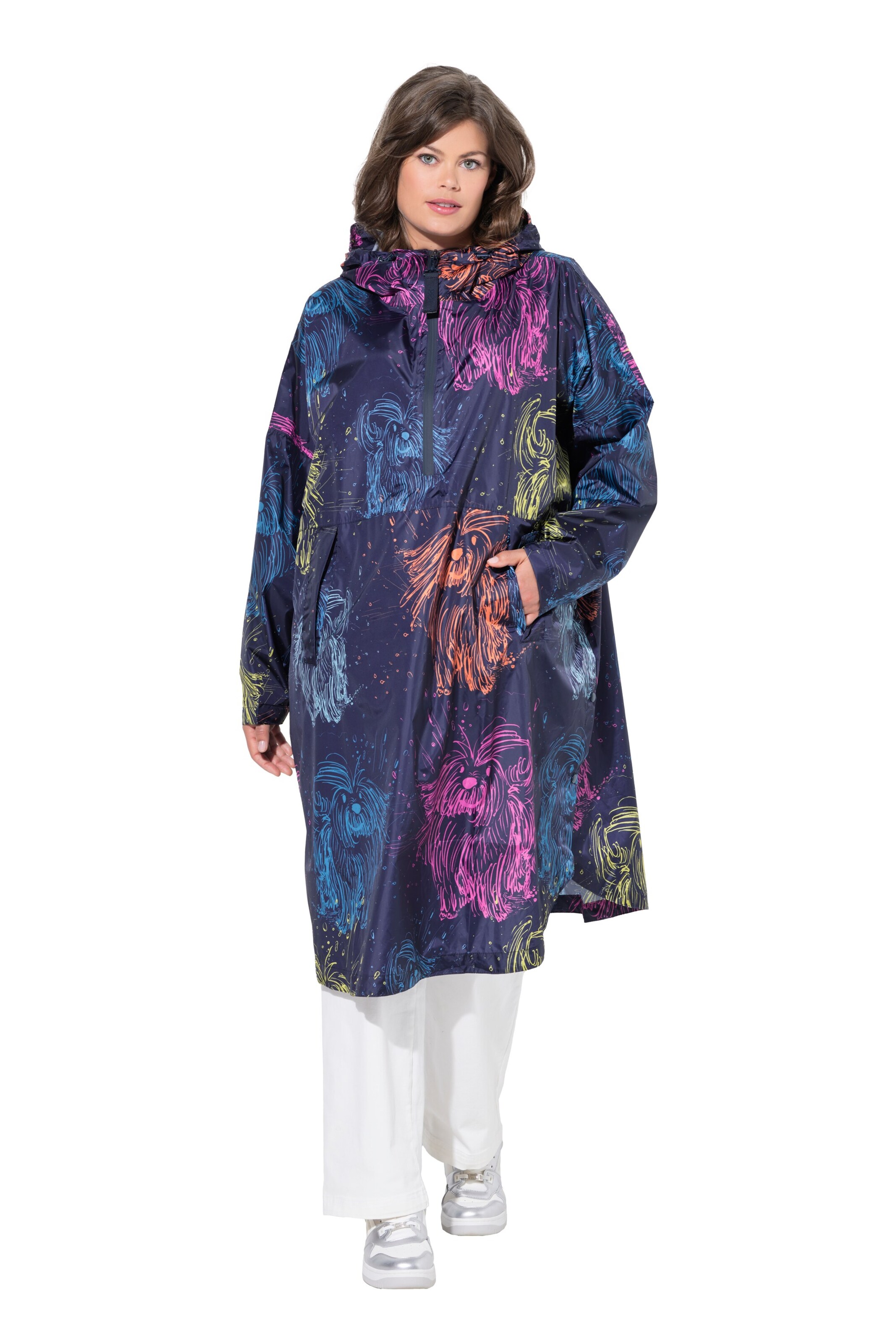 LAURASØN Functionele jas in Blauw: voorkant