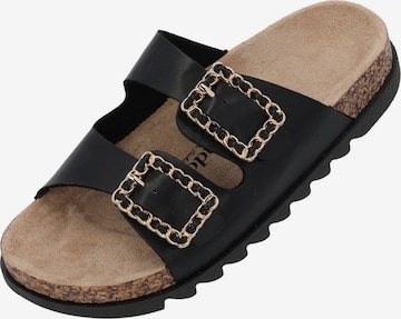 Mule Palado by Sila Sahin en noir : devant