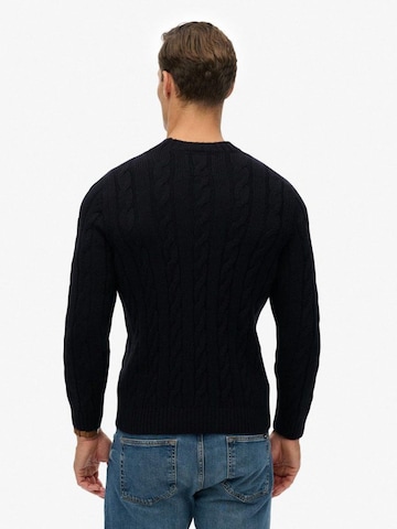 Superdry Pullover 'Jacob Cable'‌ in Blau