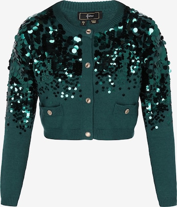 faina - Casaco de malha em verde: frente