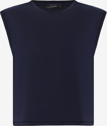 mėlyna Antioch Palaidinė be rankovių: priekis