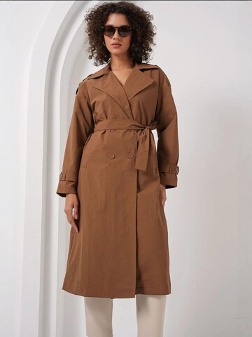 Bigdart Between-seasons coat in Brown: front