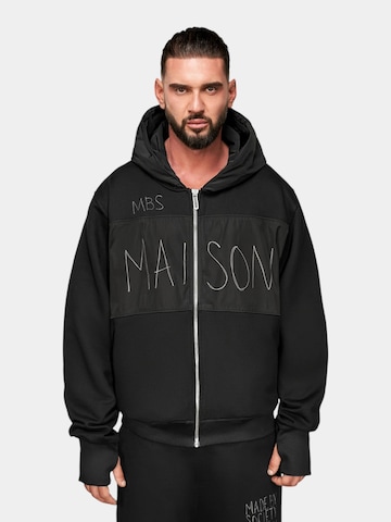 Parka di mezza stagione 'TENEBRIS Hoodie - H17516' di Made By Society in nero: frontale
