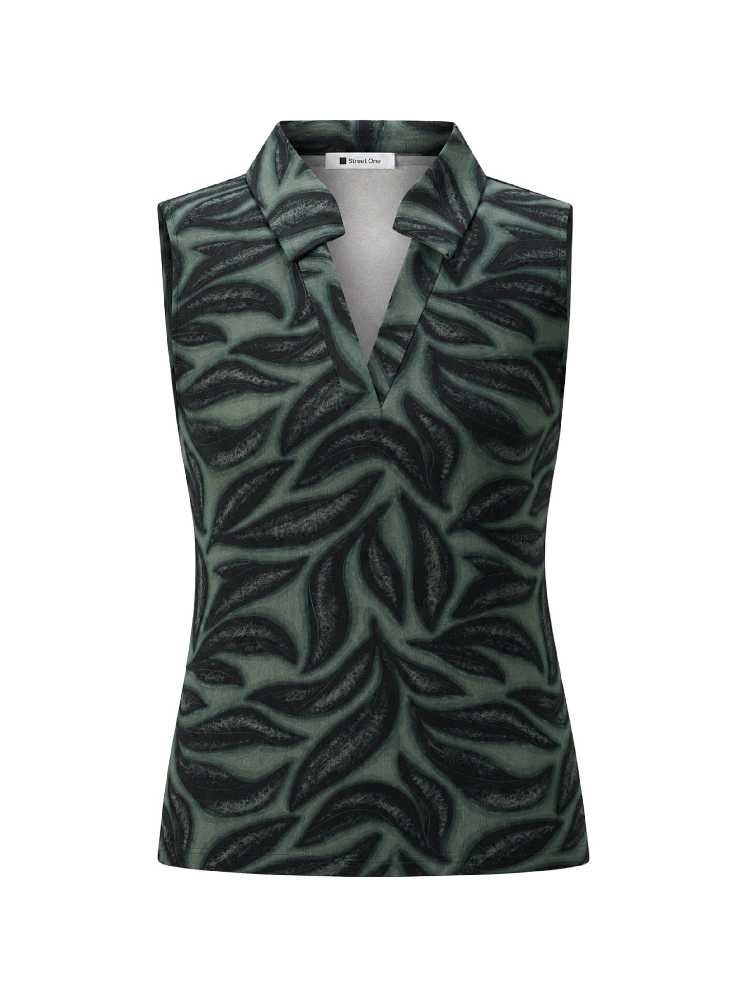 Gilet di STREET ONE in verde: frontale