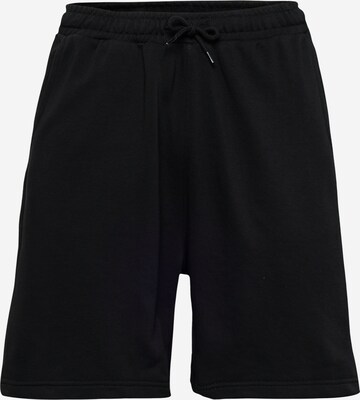 WEEKDAY Trousers in Black: front