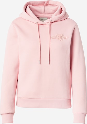Felpa di GANT in rosa: frontale