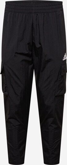 Pantaloni sport ADIDAS PERFORMANCE pe negru / alb, Vizualizare produs