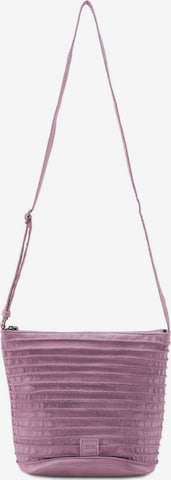 FREDsBRUDER Umhängetasche 'Riffelinchen' in Lila: Vorderseite