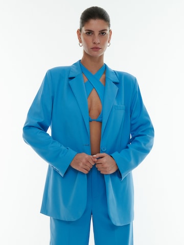 ABOUT YOU x Laura Giurcanu Blazer 'Magdalena' | modra barva: sprednja stran