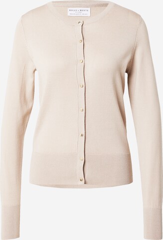 Lindex Gebreid vest 'Anna' in Beige: voorkant