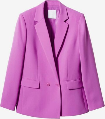 Blazer 'Iguana' MANGO en violet : devant