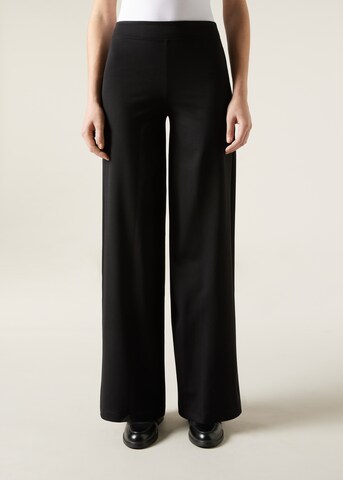 CALZEDONIA Wide Leg Hose in Schwarz: Vorderseite