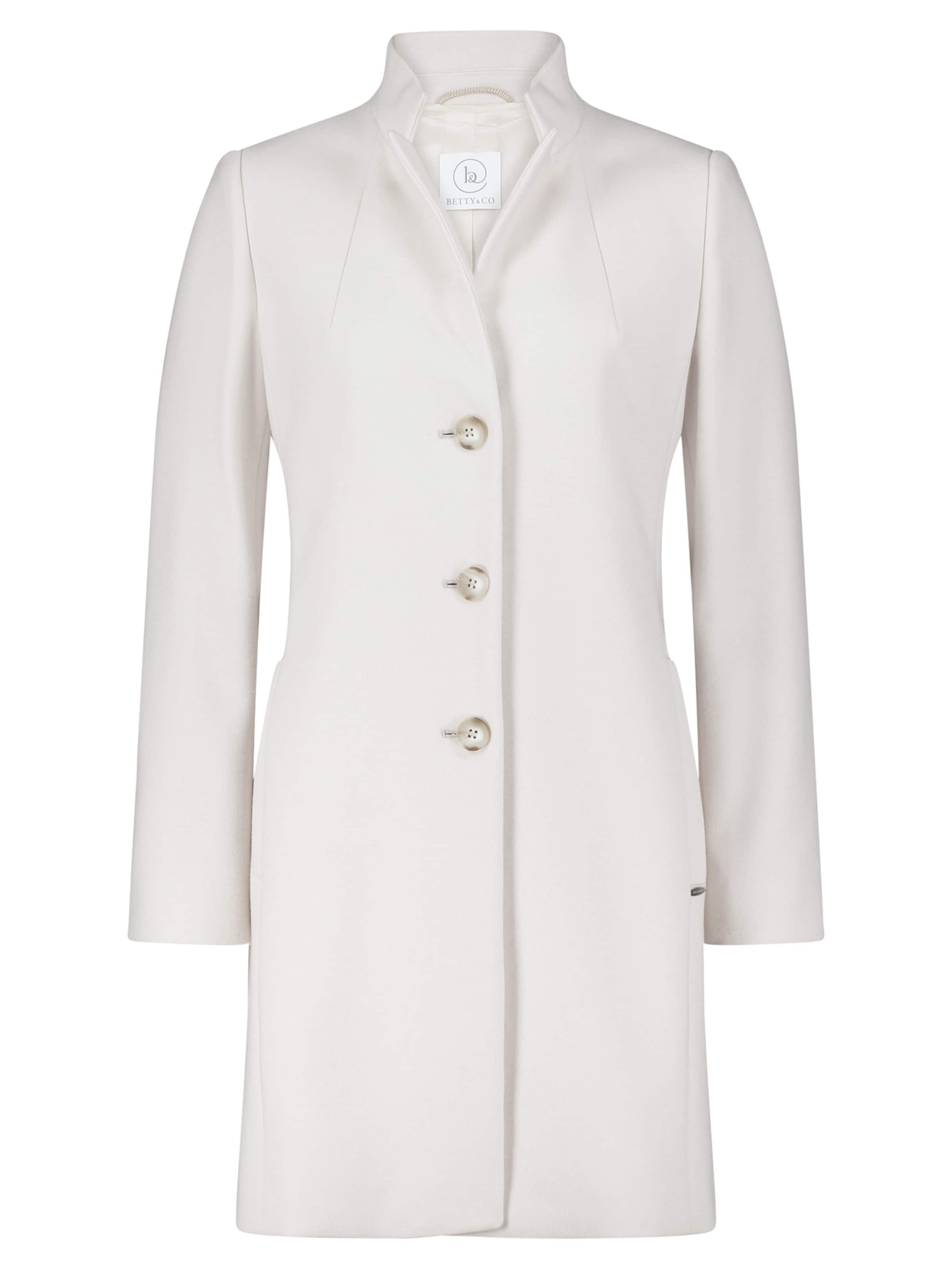 Betty & Co Between-seasons coat in Beige: front