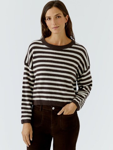 OUI Pullover in Braun: Vorderseite