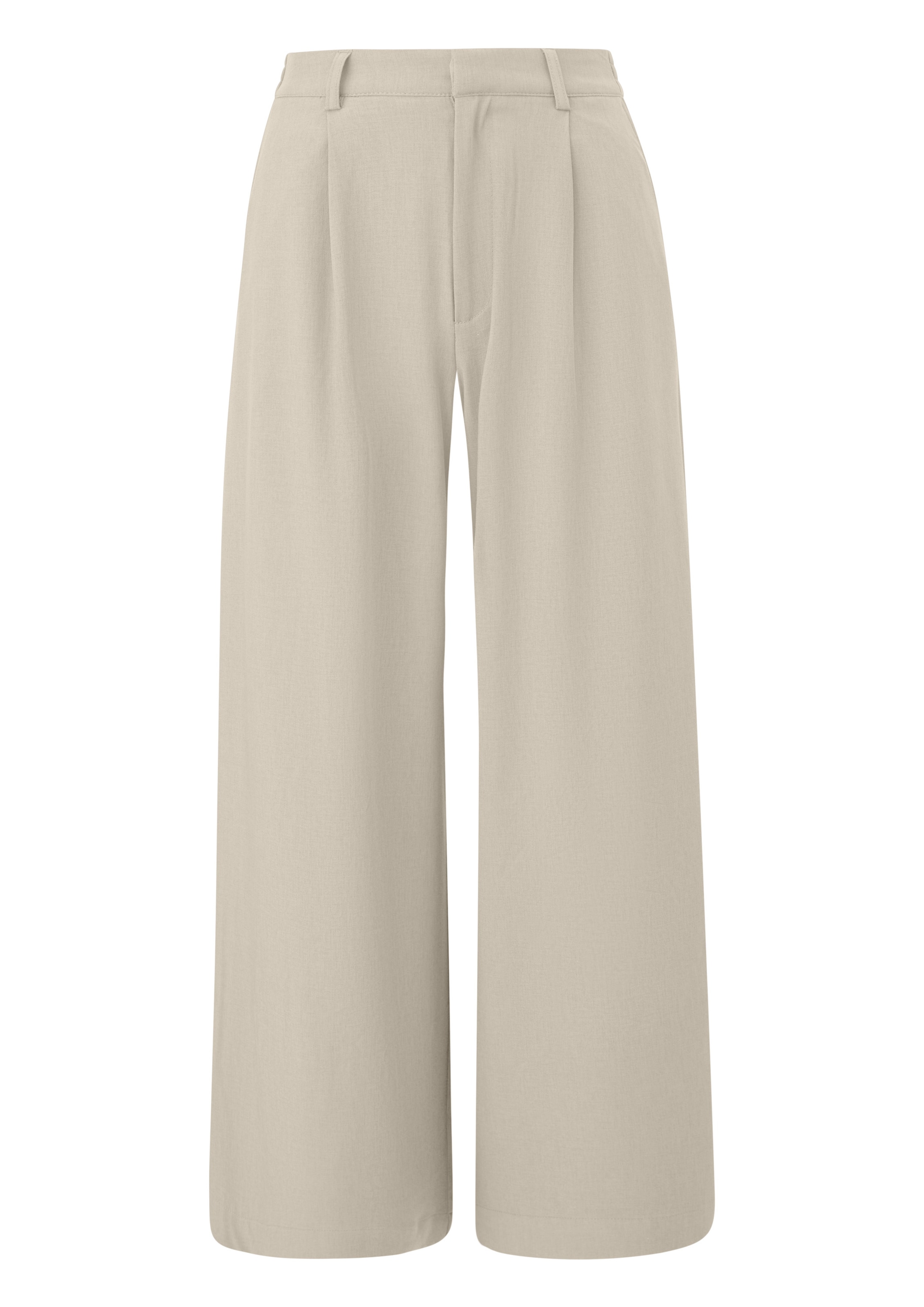 Klostuotos kelnės iš QS, spalva – glaisto spalva, Prekių apžvalga