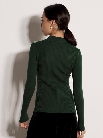 Pull-over ' ' Apricot en vert