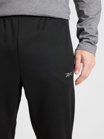 Reebok Regular Sports trousers in Black