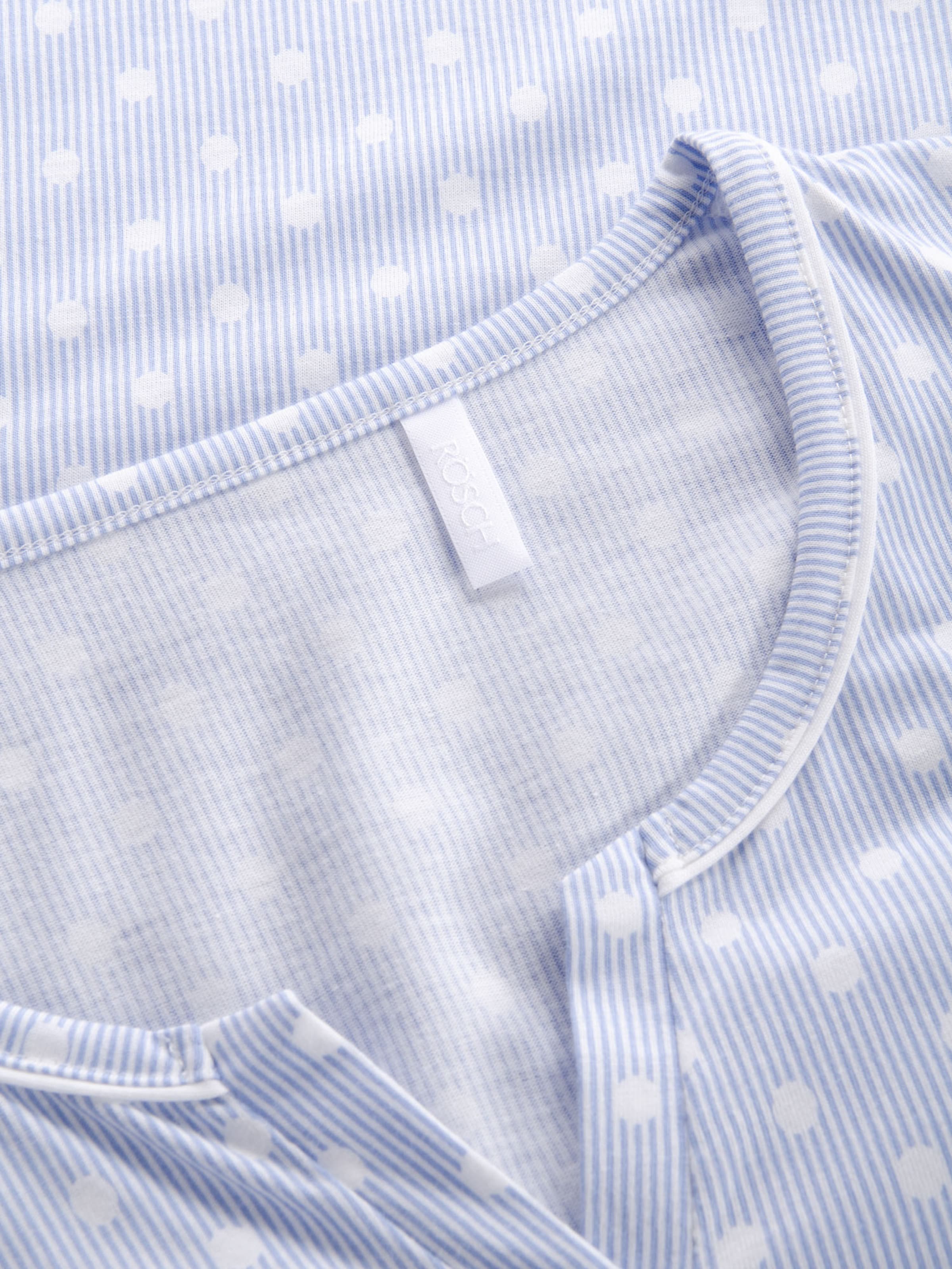 Rösch Nachthemd ' Mustermix ' in Blau