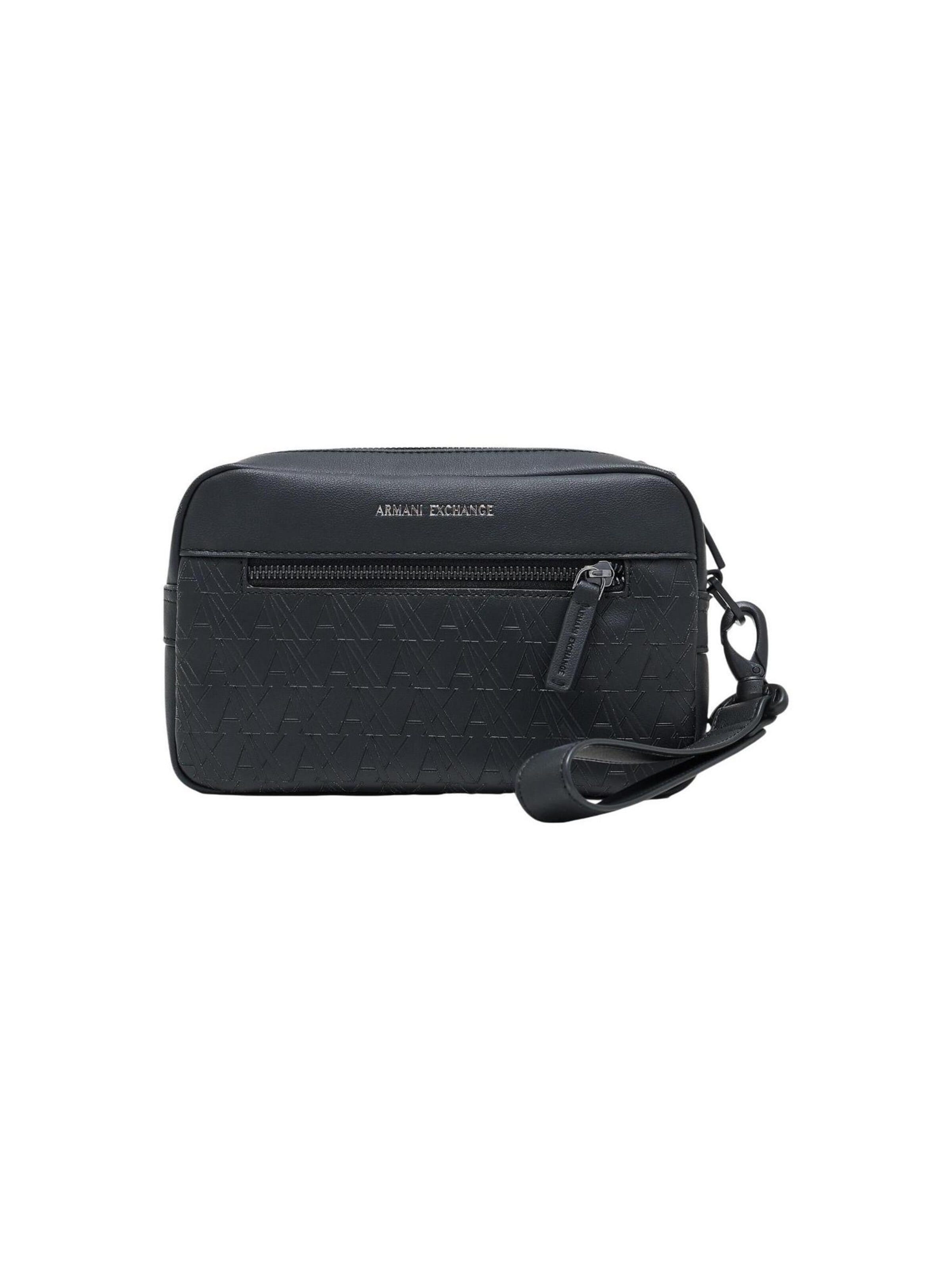 Nécessaire 'XM003583 AF26662' di ARMANI EXCHANGE in nero: frontale