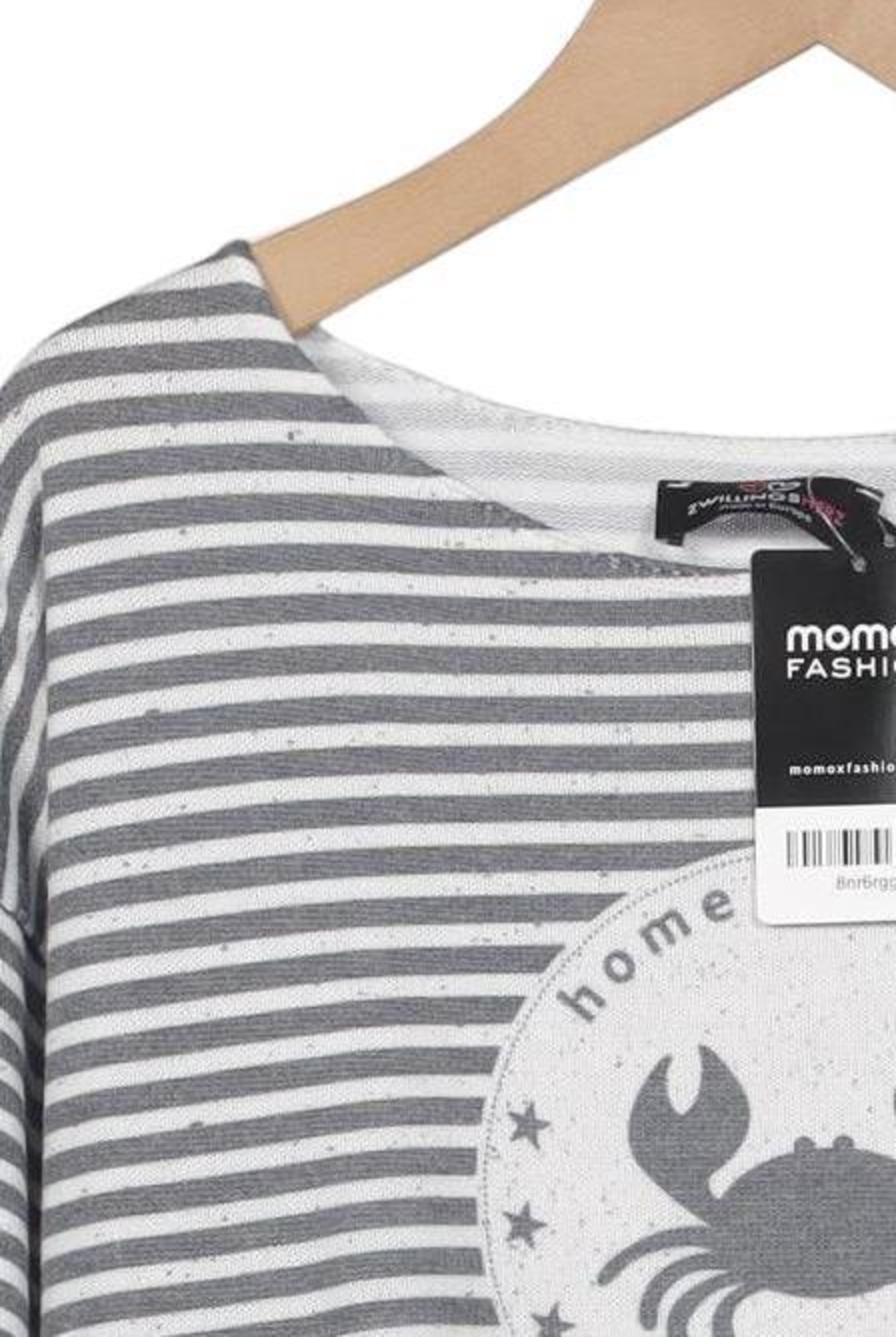 Zwillingsherz Pullover S in Grau