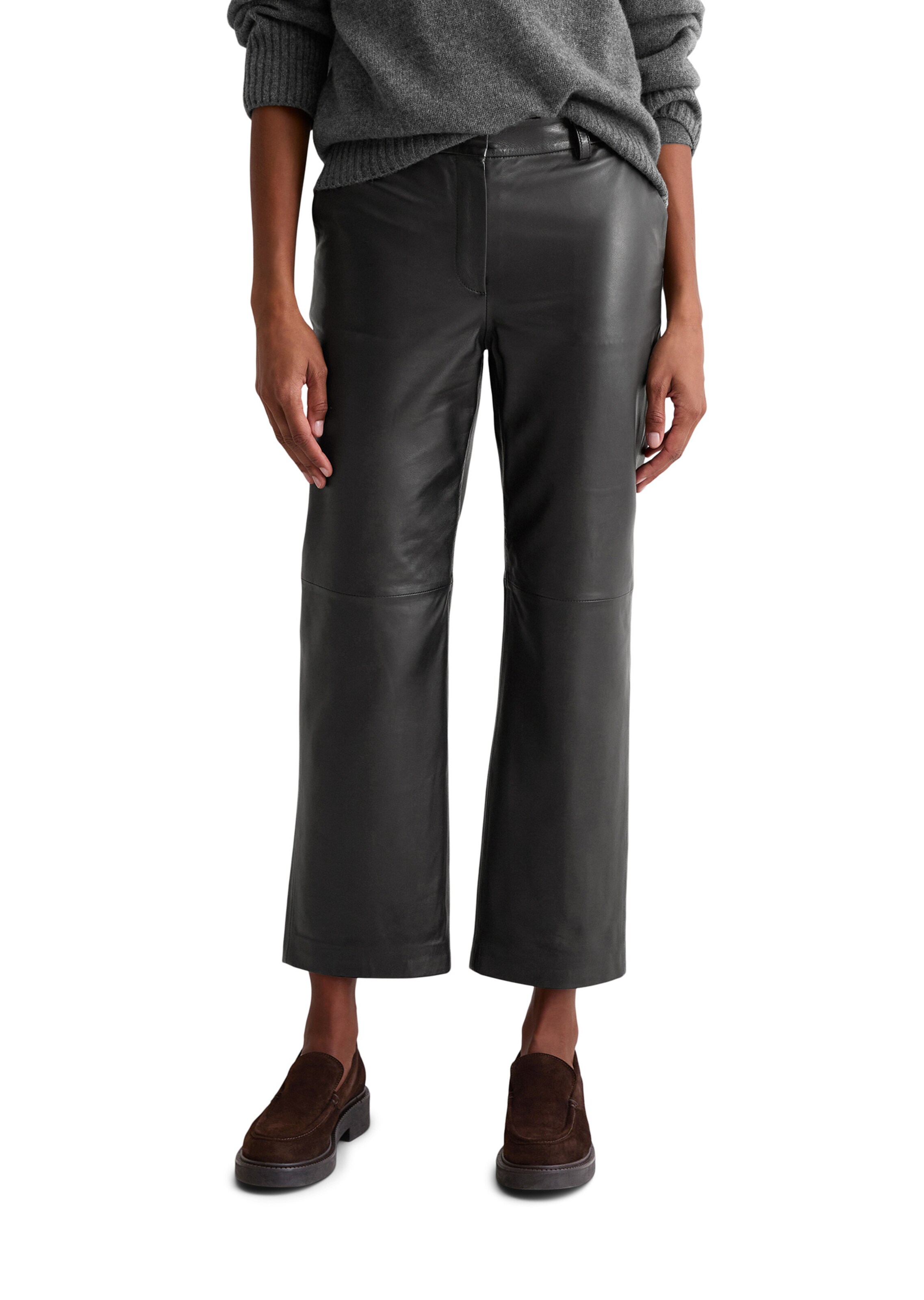 Marc O'Polo Regular Broek in Zwart: voorkant