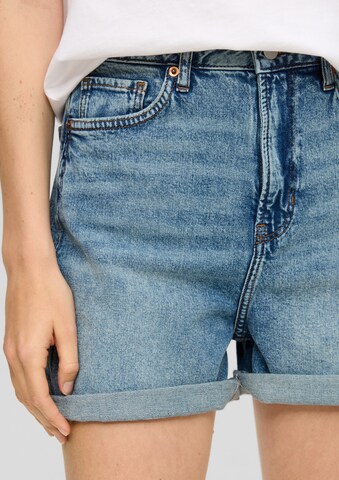 QS Regular Shorts in Blau
