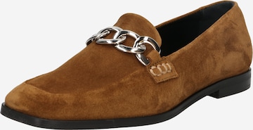 ANGULUS - Sapato Slip-on em castanho: frente