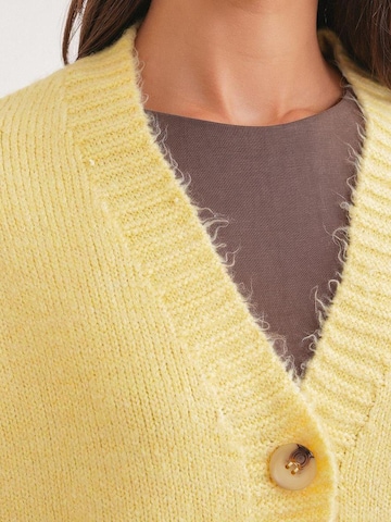 MixRay - Casaco de malha em amarelo