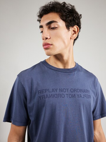 T-Shirt REPLAY en bleu