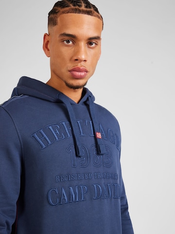 CAMP DAVID Sweatshirt 'The Craftsmen' in Blauw