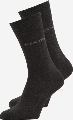 Chaussettes 'Albert' Marc O'Polo en gris : devant