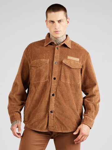 TOMMY HILFIGER Regular fit Button Up Shirt in Brown: front