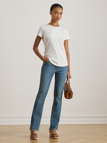 Tricou de la Lauren Ralph Lauren pe alb