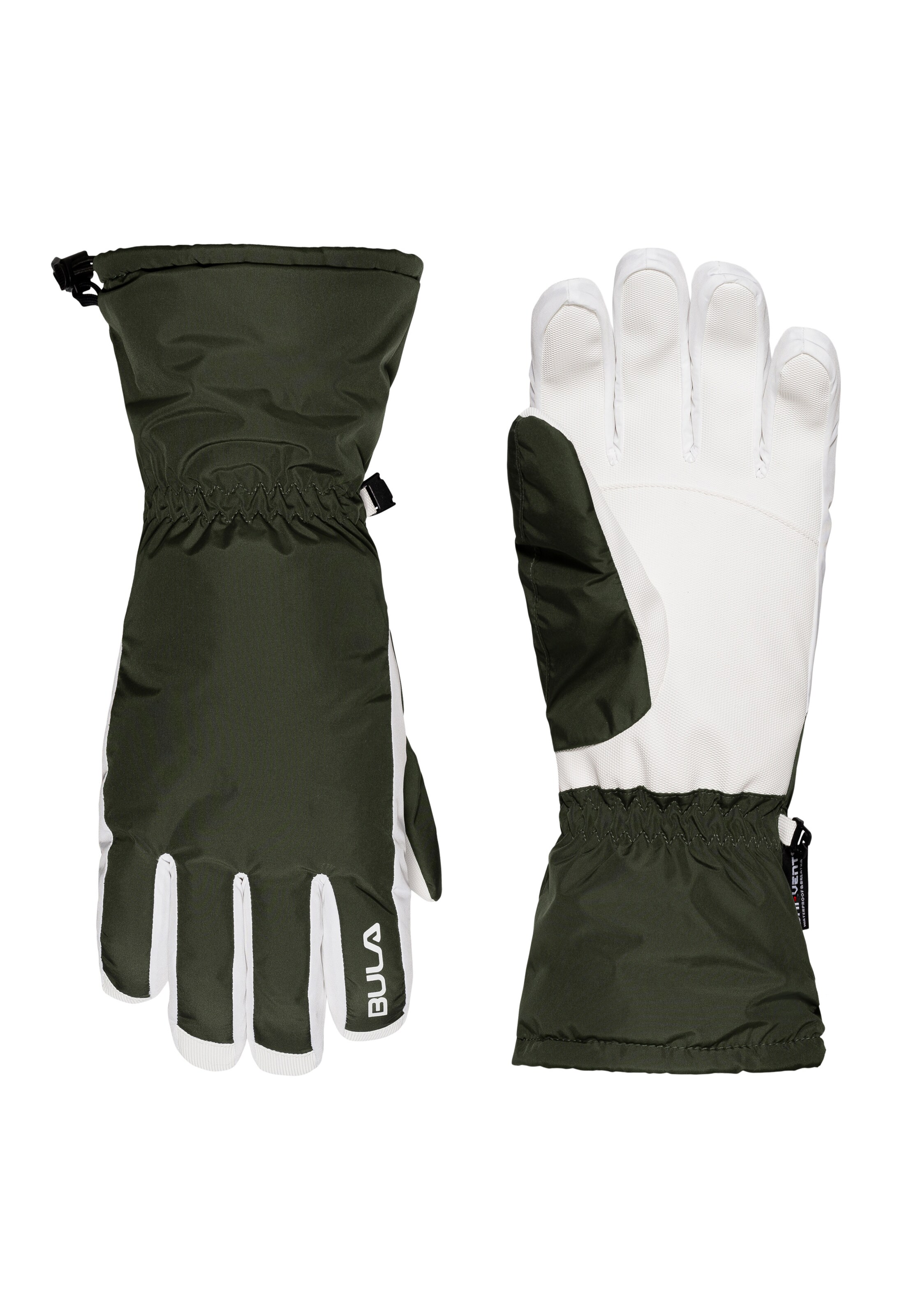 BULA Fingerhandschuhe 'Swift' in Grün: Vorderseite