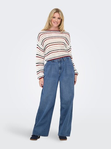 Wide leg Jeans con pieghe 'ONLIvy' di ONLY in blu