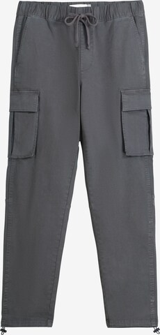 Bershka Cargo Pants in Grey: front