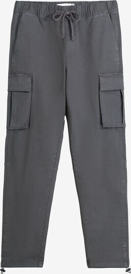 Bershka Pantalon cargo en gris, Vue avec produit