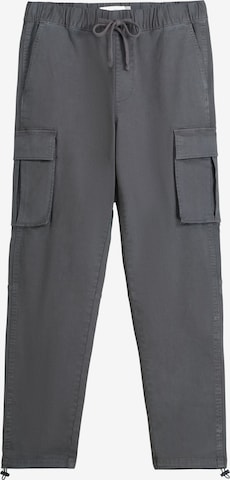 Pantalon cargo Bershka en gris : devant