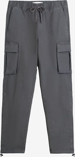 Bershka Pantalon cargo en gris, Vue avec produit