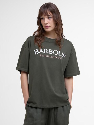 Barbour International T-Shirt 'Cali' in Grün: Vorderseite