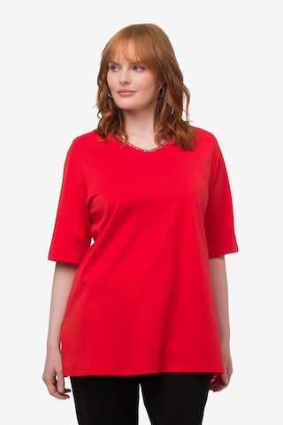 T-shirt Ulla Popken en rouge : devant