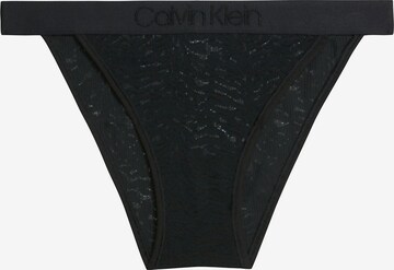 Slip Calvin Klein Underwear en noir : devant