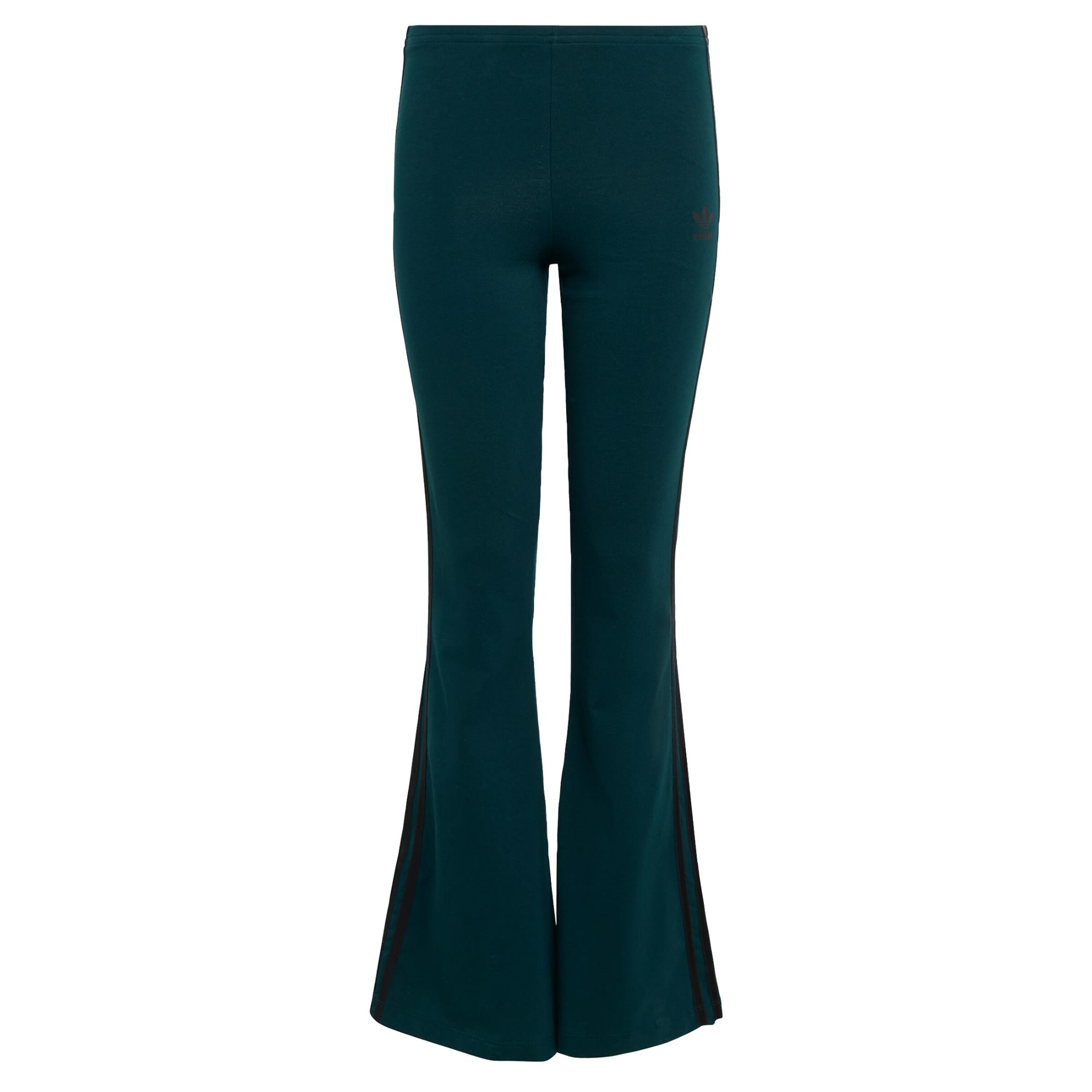 ADIDAS ORIGINALS - Acampanado Leggings 'Adicolor' en verde: frente