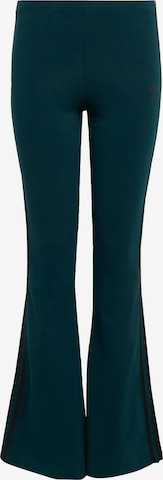 ADIDAS ORIGINALS - Acampanado Leggings 'Adicolor' en verde: frente