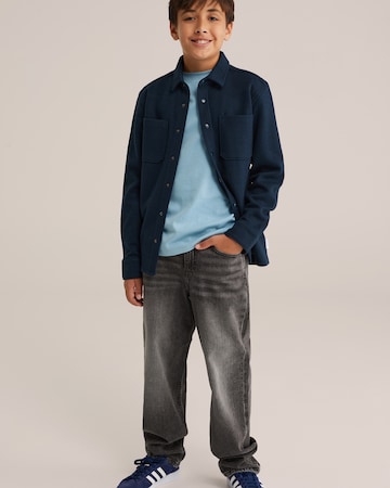 WE Fashion Between-Season Jacket in Blue