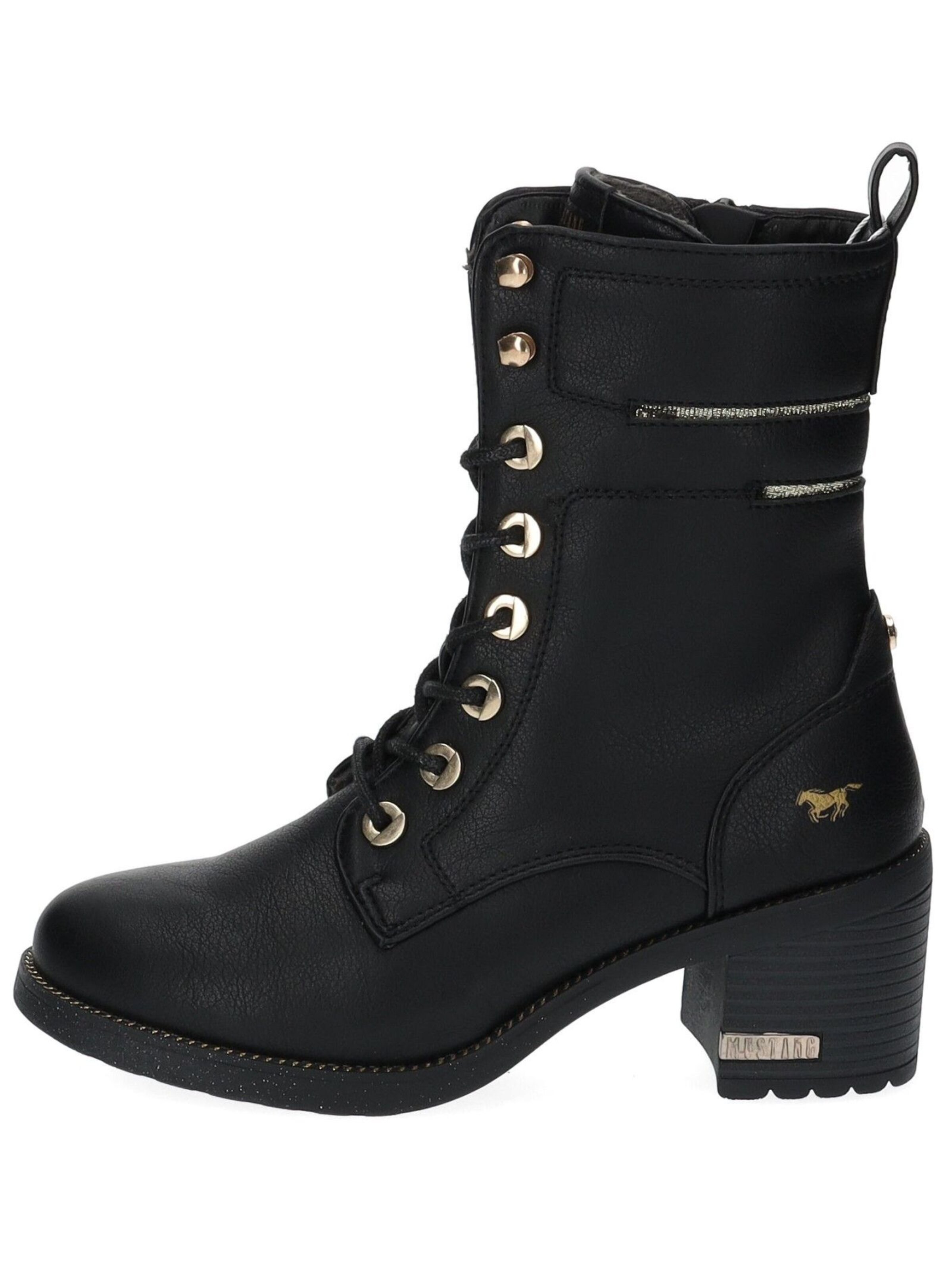 MUSTANG Stiefelette in Schwarz