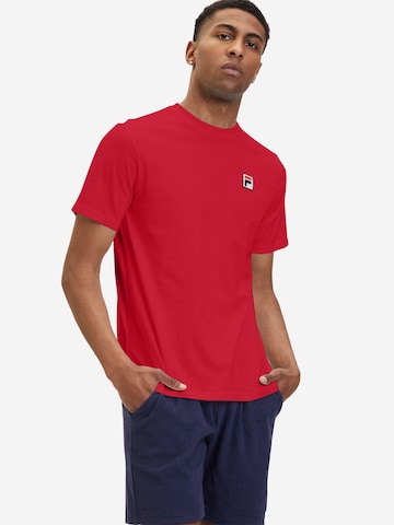 FILA Shirt 'LEDCE' in Rood: voorkant