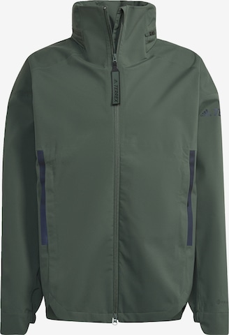 Veste outdoor ADIDAS TERREX en vert : devant