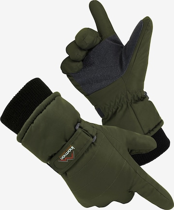 Gants de sport 'Snowguard Pro' normani en vert